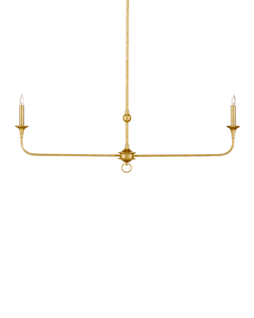 Nottaway Linear Gold Chandelier