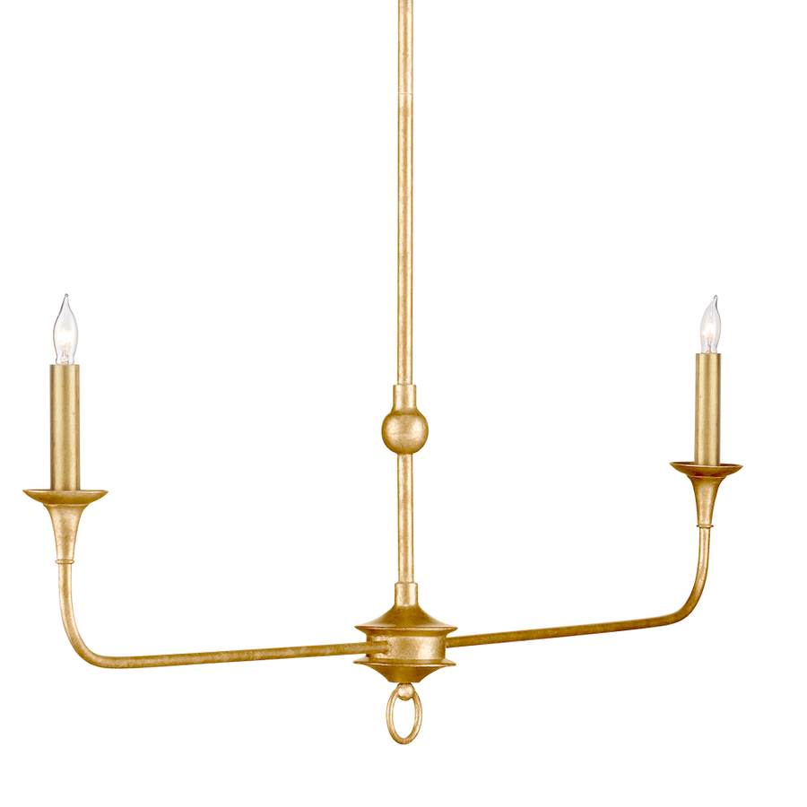 Nottaway Linear Gold Chandelier