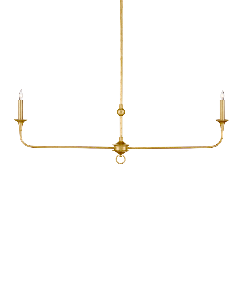 Nottaway Linear Gold Chandelier