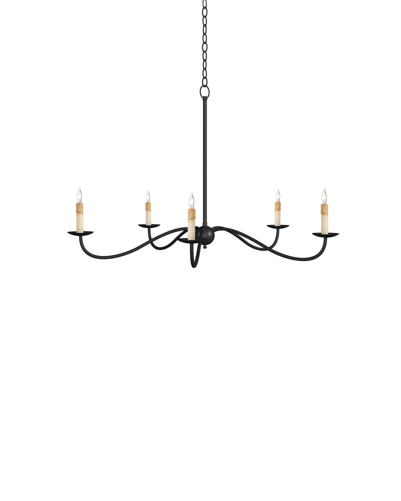 Saxon Small Black Chandelier