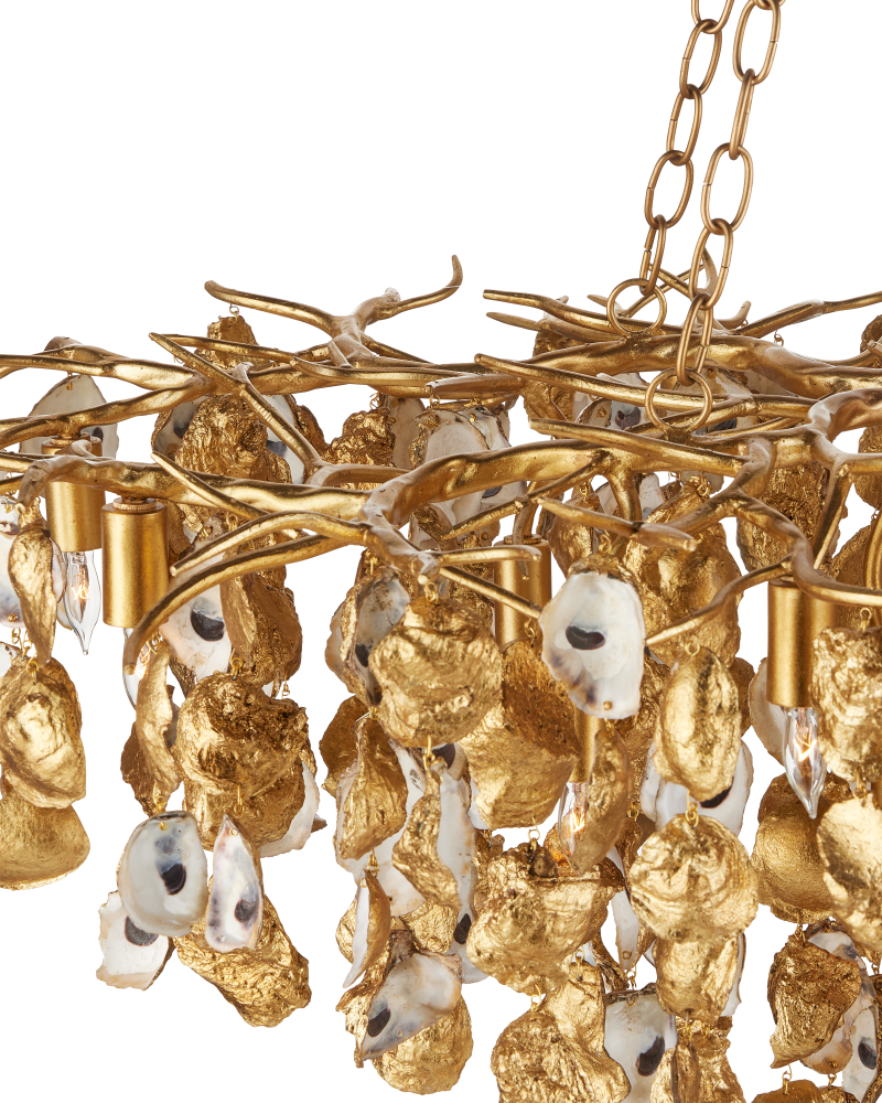 Lucullan Gold Chandelier