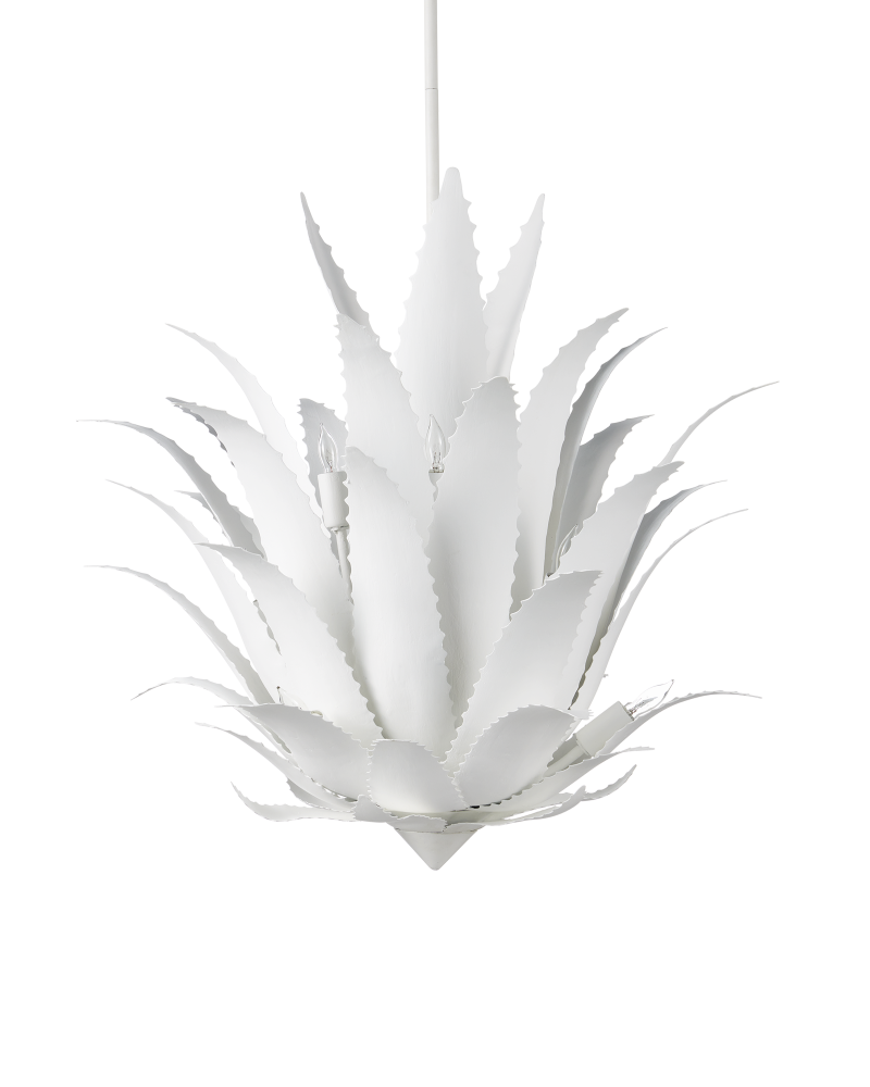 Agave White Chandelier