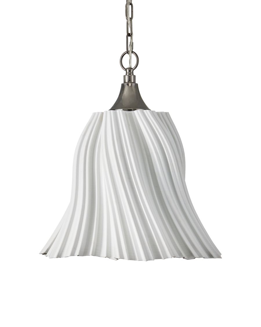 Twirl White Pendant