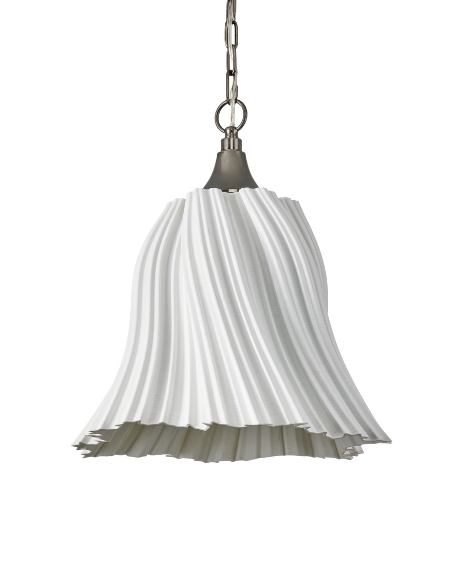 Twirl White Pendant