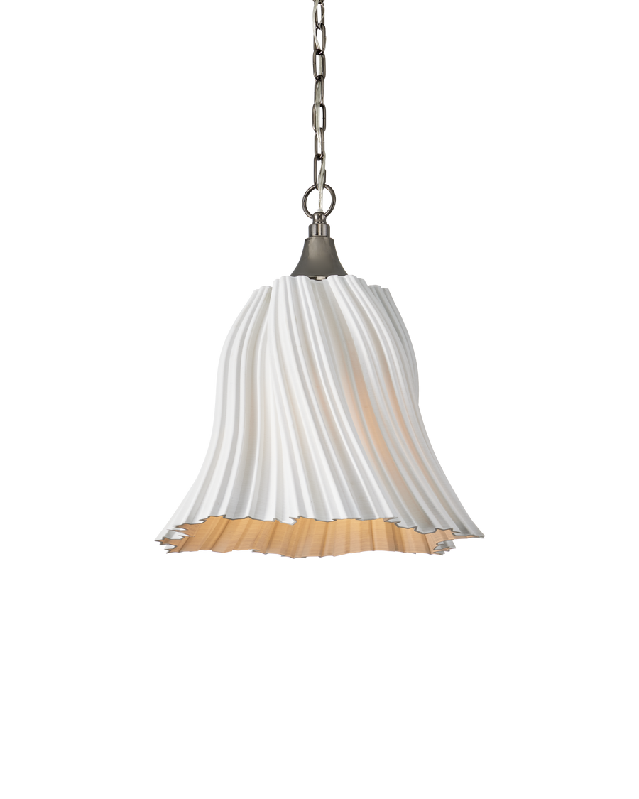 Twirl White Pendant