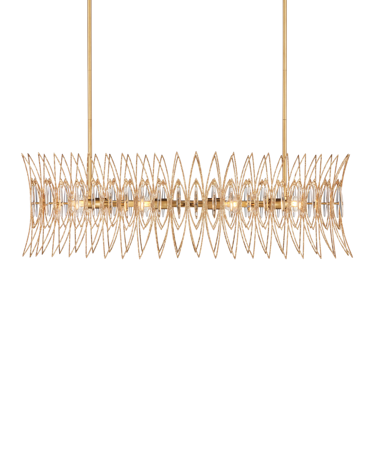 Marquise Oval Gold Chandelier