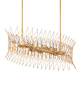 Marquise Oval Gold Chandelier