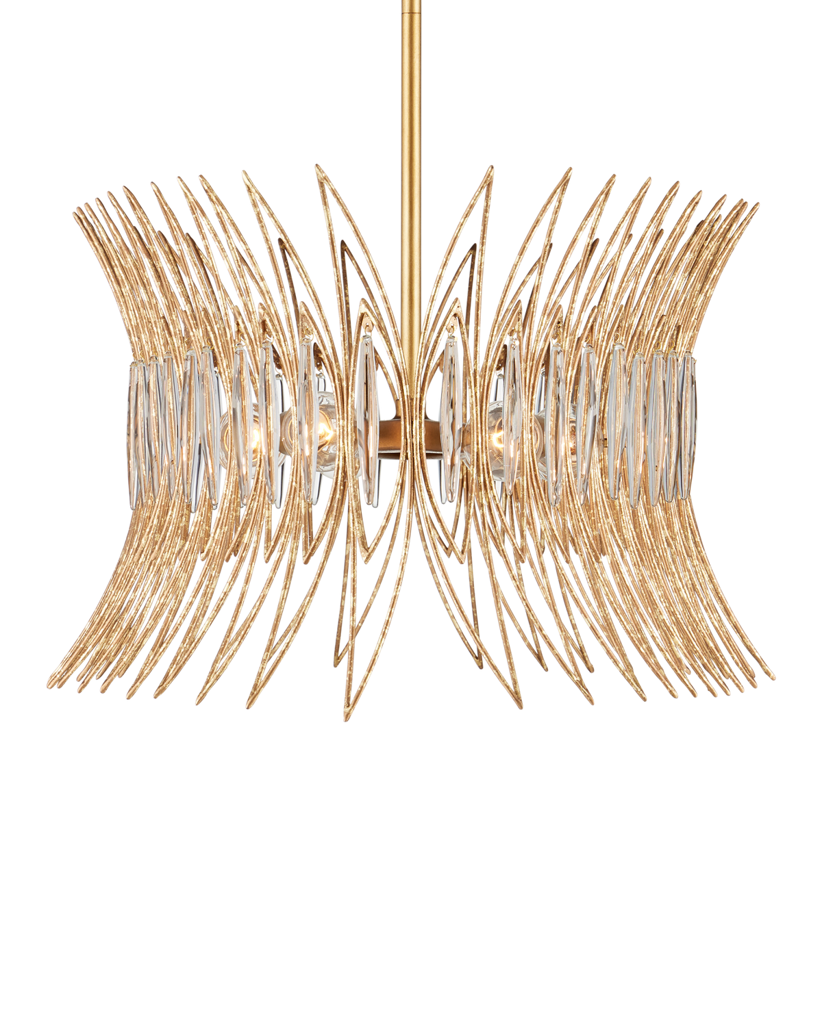 Marquise Oval Gold Chandelier