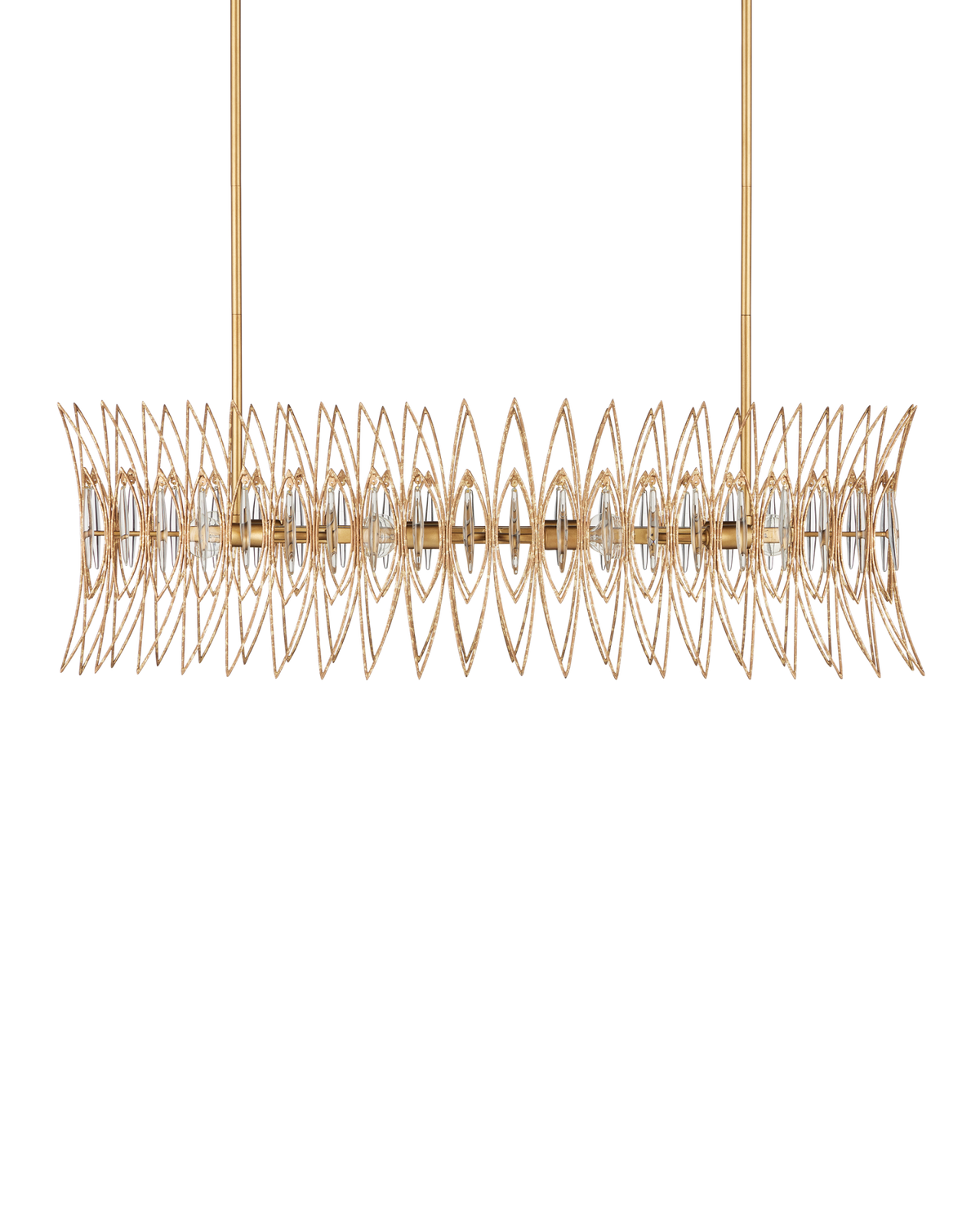 Marquise Oval Gold Chandelier