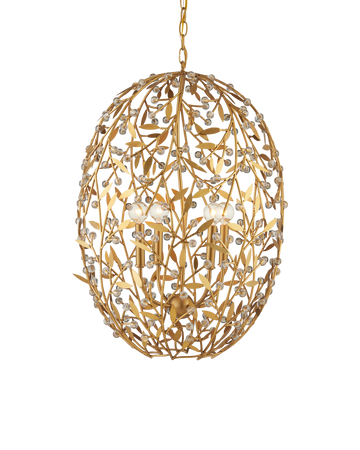 Secret Garden Gold Chandelier