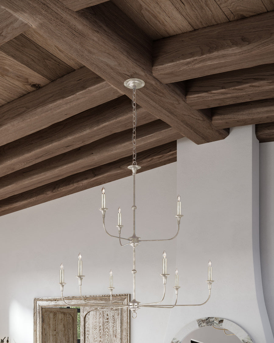 Nottaway Two-Tier Champagne Chandelier