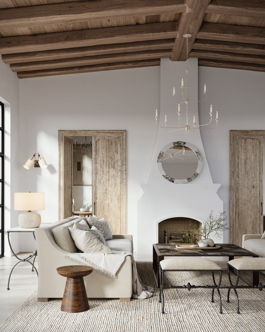 Nottaway Two-Tier Champagne Chandelier