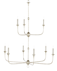 Nottaway Two-Tier Champagne Chandelier