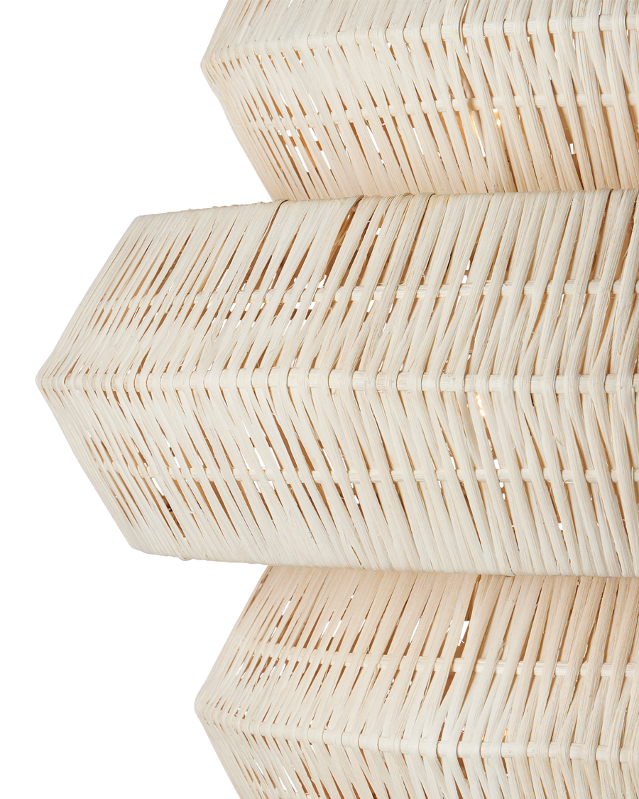 Antibes Small White Chandelier