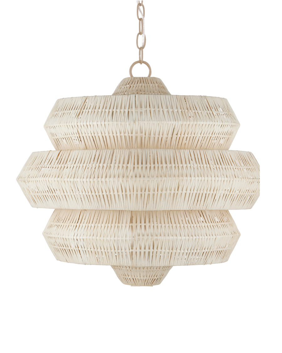 Antibes Small White Chandelier