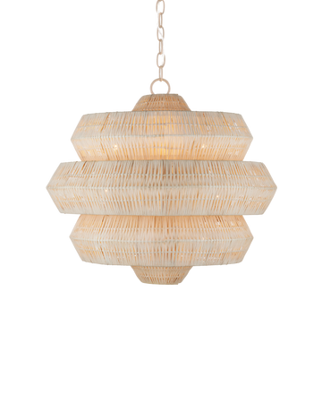 Antibes Small White Chandelier