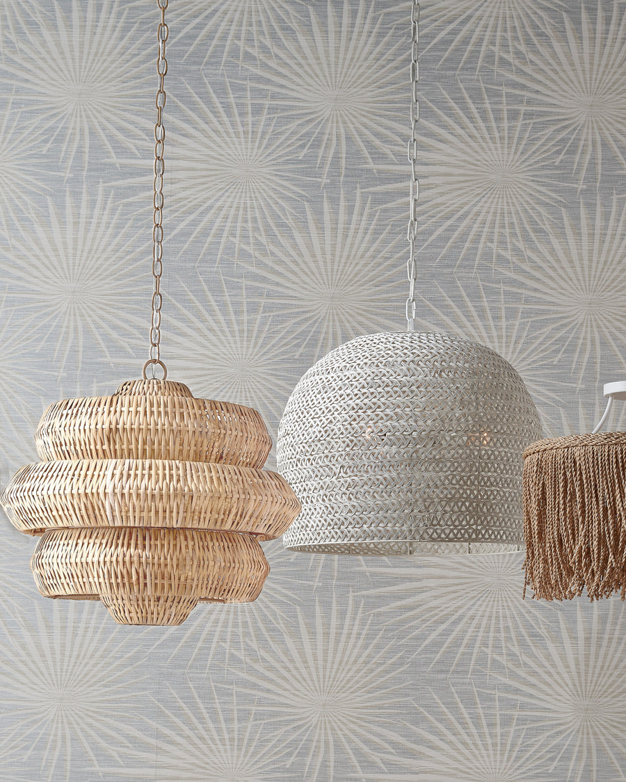 Antibes Small White Chandelier