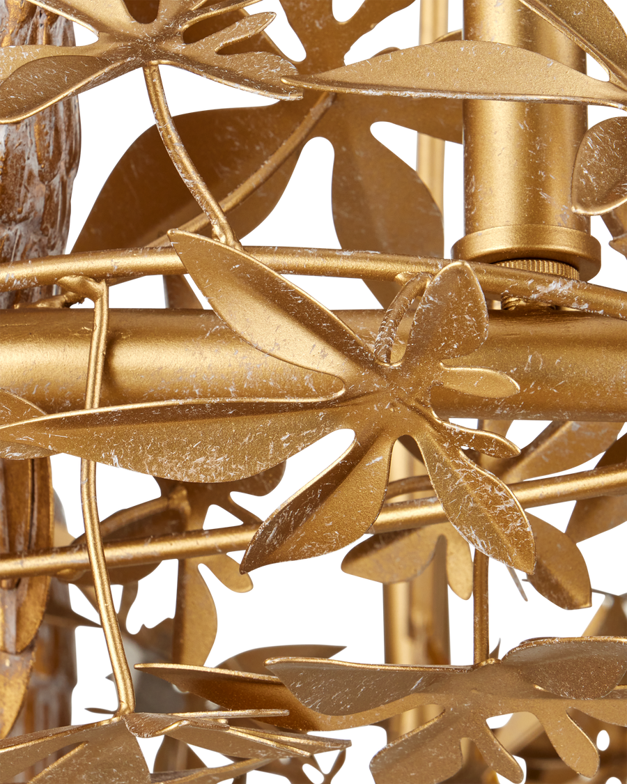 Aviary Gold Two-Tier Chandelier