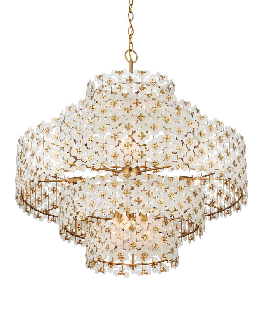 Spring Flower Chandelier