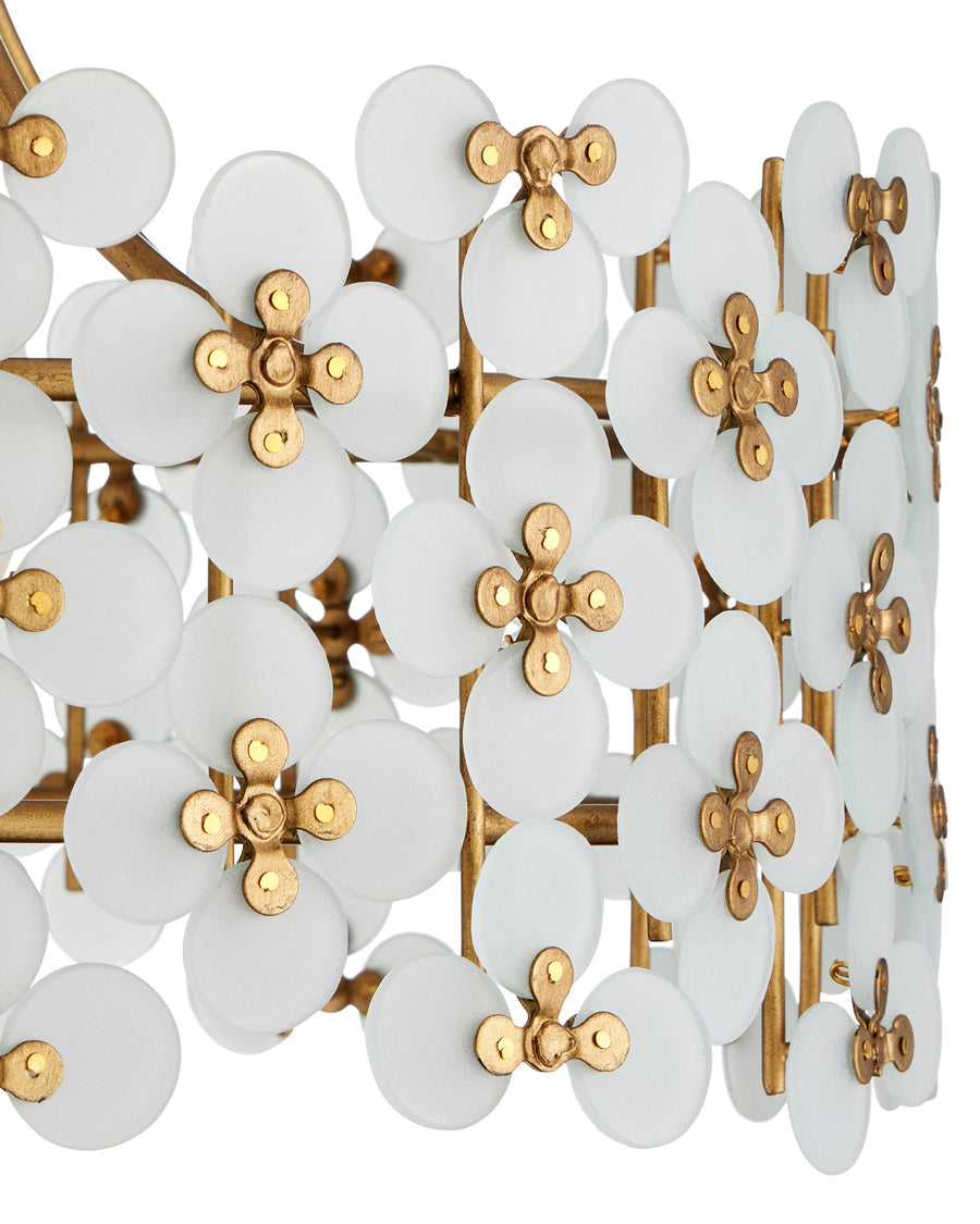 Spring Flower Semi-Flush Mount