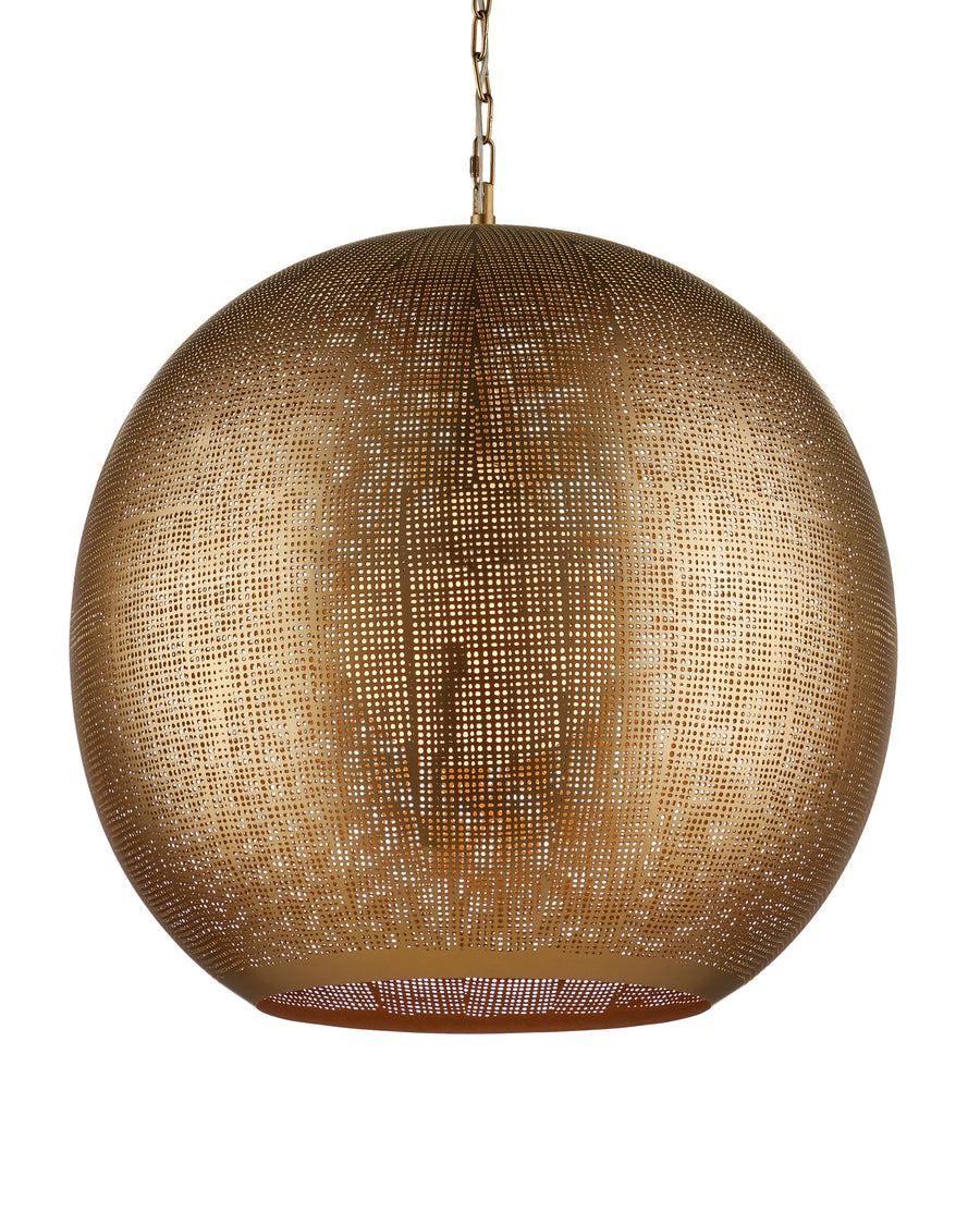 Buckram Brass Orb Pendant