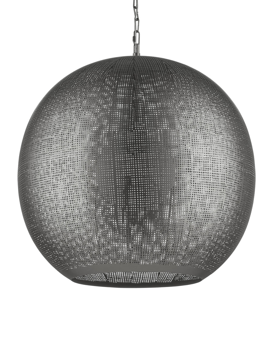 Buckram Black Orb Pendant
