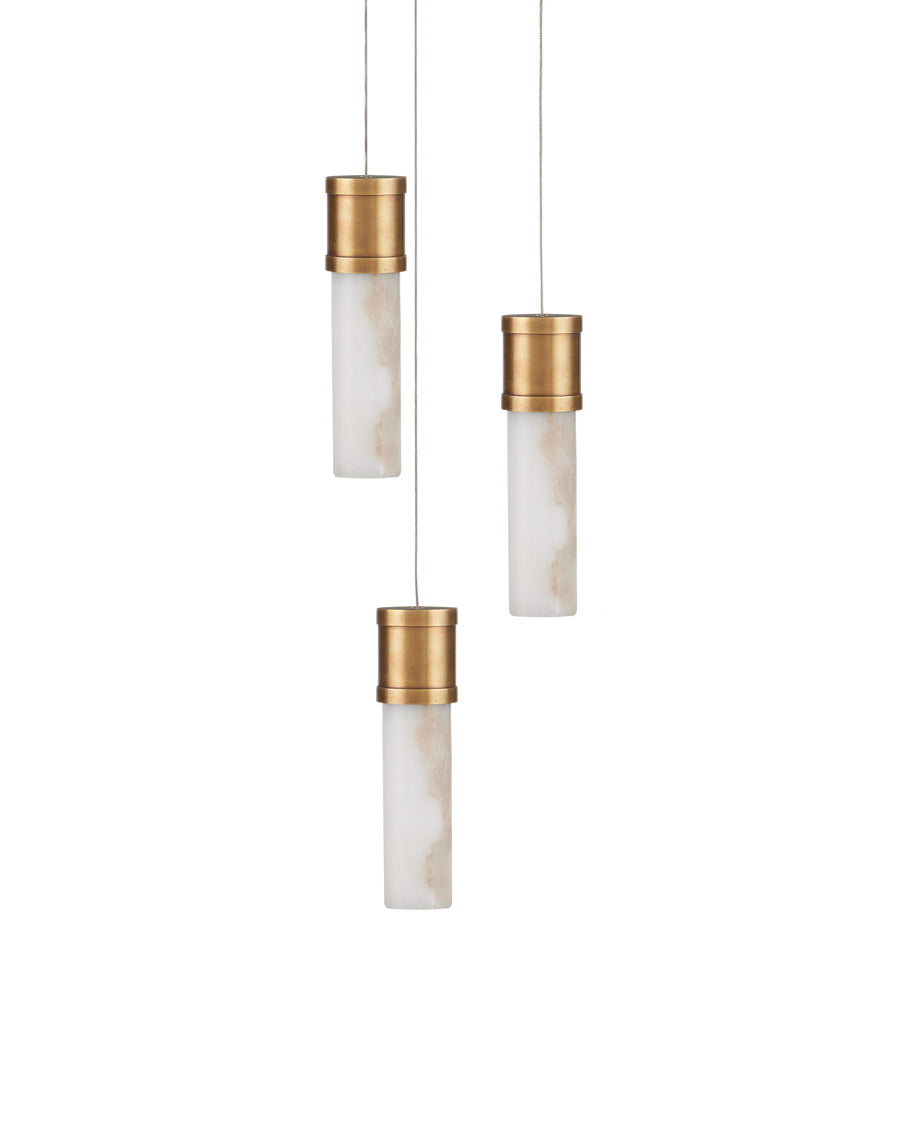 Cannula 3-Light Round Multi-Drop Pendant
