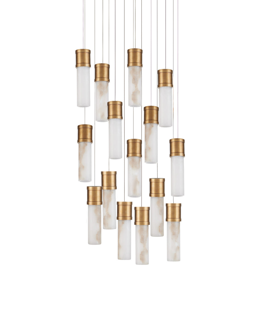 Cannula 15-Light Round Multi-Drop Pendant
