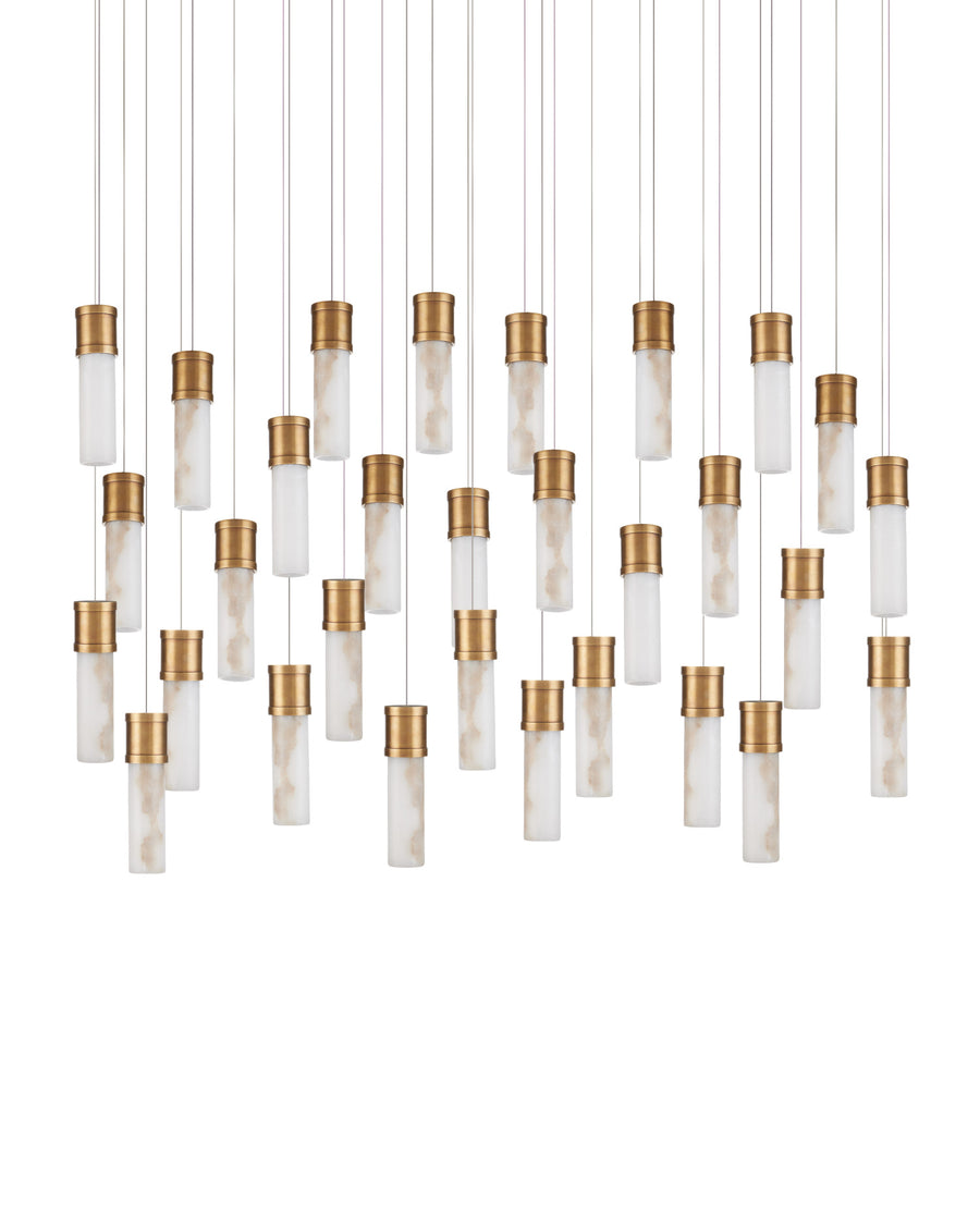 Cannula 30-Light Linear Multi-Drop Pendant