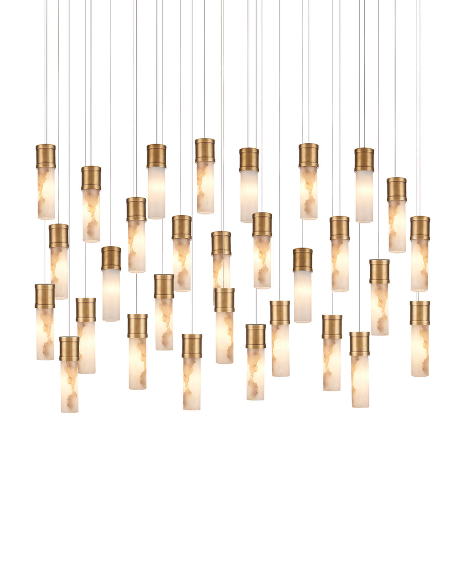 Cannula 30-Light Linear Multi-Drop Pendant