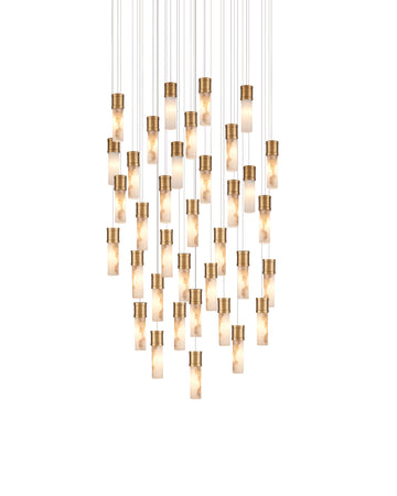 Cannula 36-Light Round Multi-Drop Pendant
