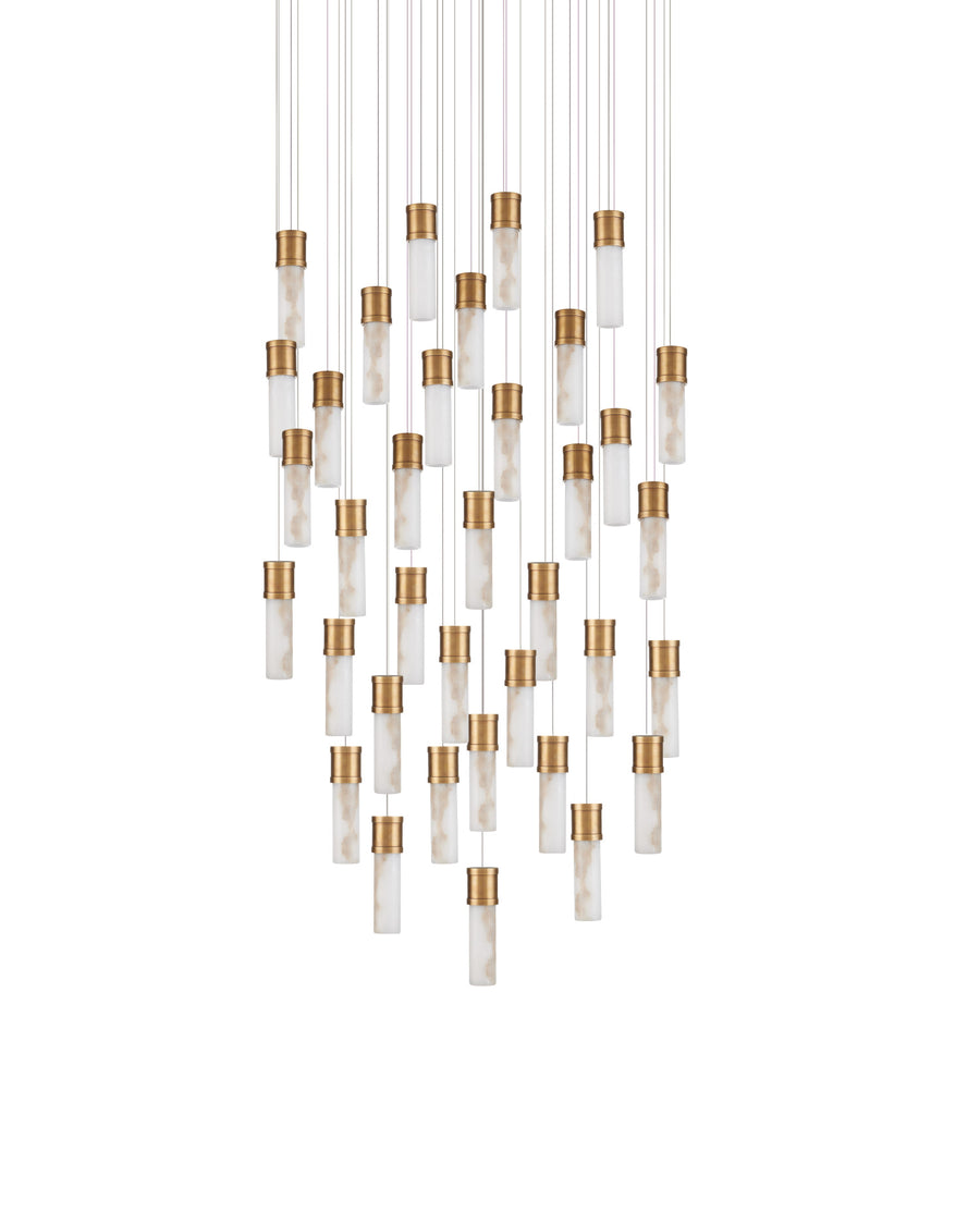 Cannula 36-Light Round Multi-Drop Pendant