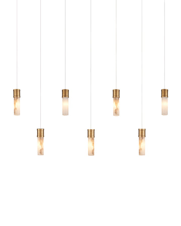 Cannula 7-Light Linear Multi-Drop Pendant
