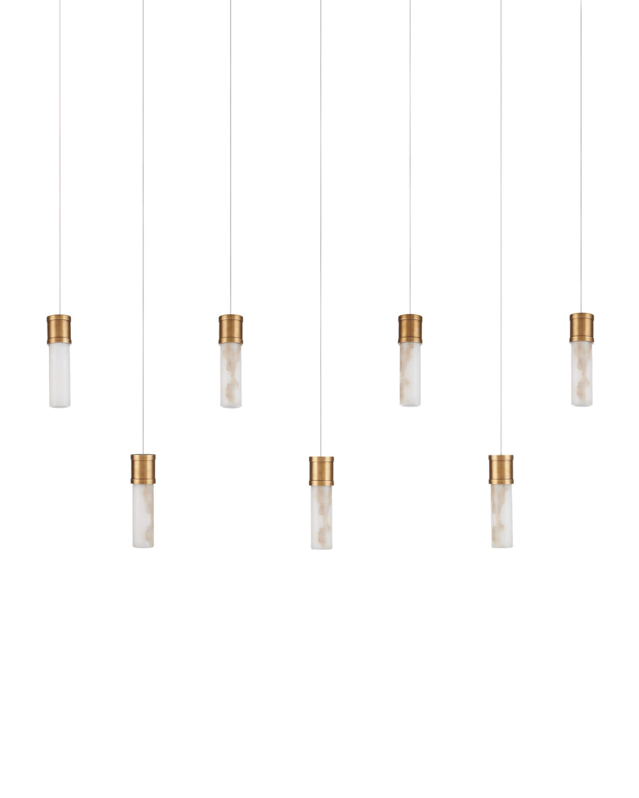 Cannula 7-Light Linear Multi-Drop Pendant