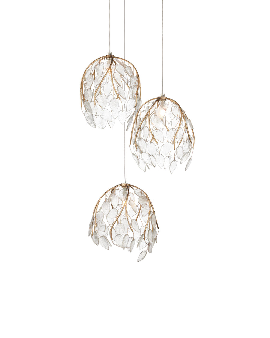 Banyan 3-Light Round Multi-Drop Pendant