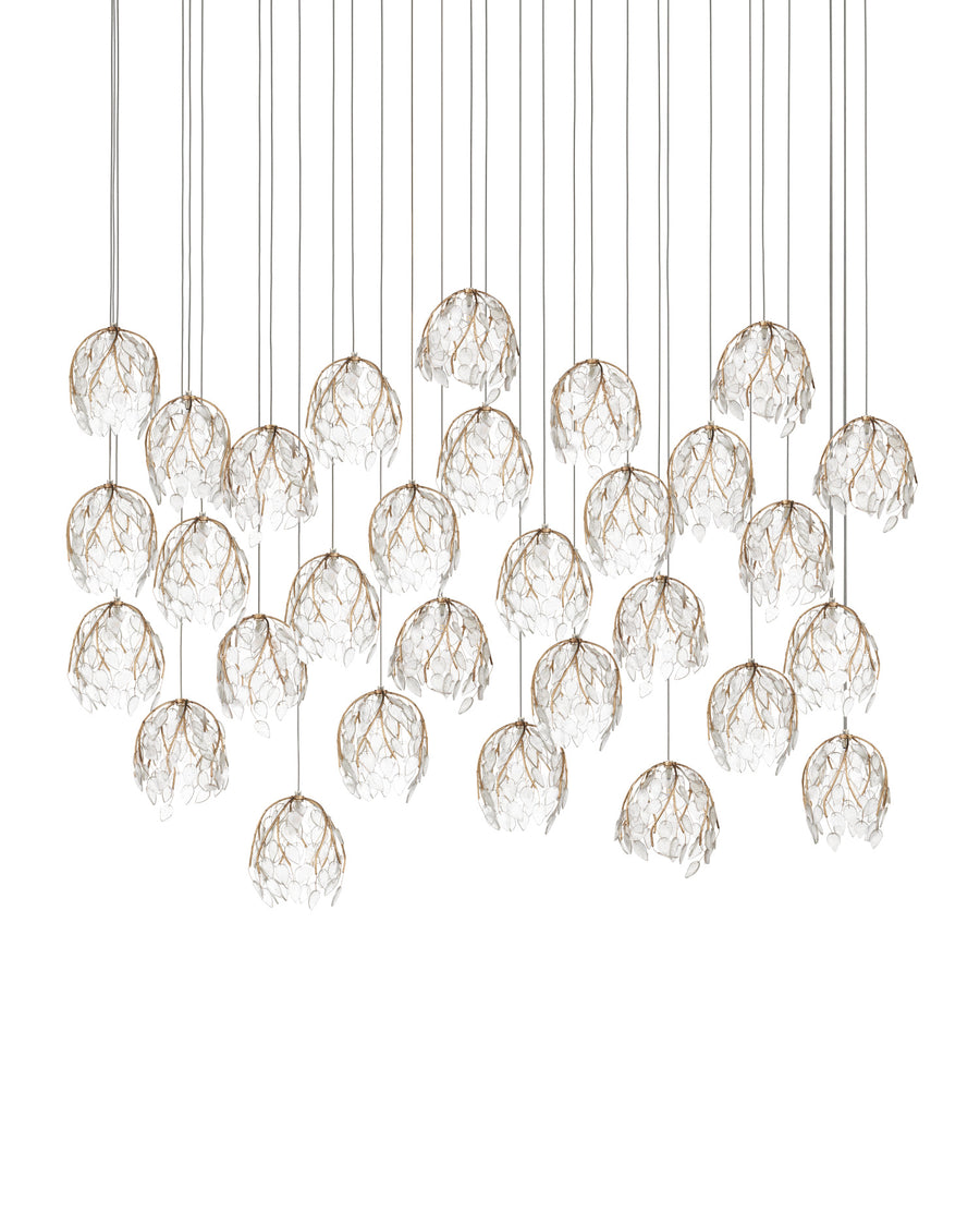 Banyan 30-Light Linear Multi-Drop Pendant