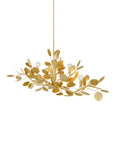 Lunaria Gold Oval Chandelier