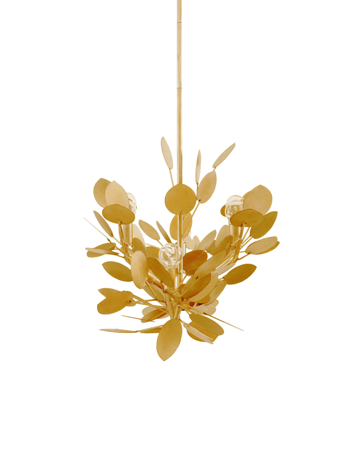 Lunaria Gold Oval Chandelier