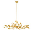 Lunaria Gold Oval Chandelier