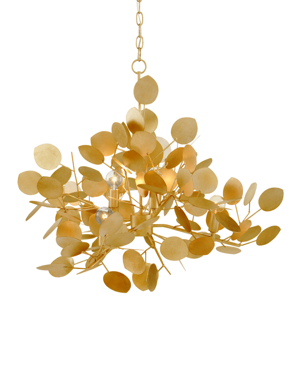 Lunaria Large Gold Chandelier