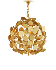 Lunaria Gold Orb Chandelier