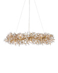 Crystal Bud Large Ring Chandelier
