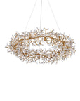 Crystal Bud Large Ring Chandelier