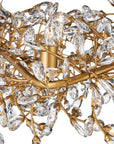 Crystal Bud Large Ring Chandelier