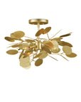 Lunaria Gold Semi-Flush Mount
