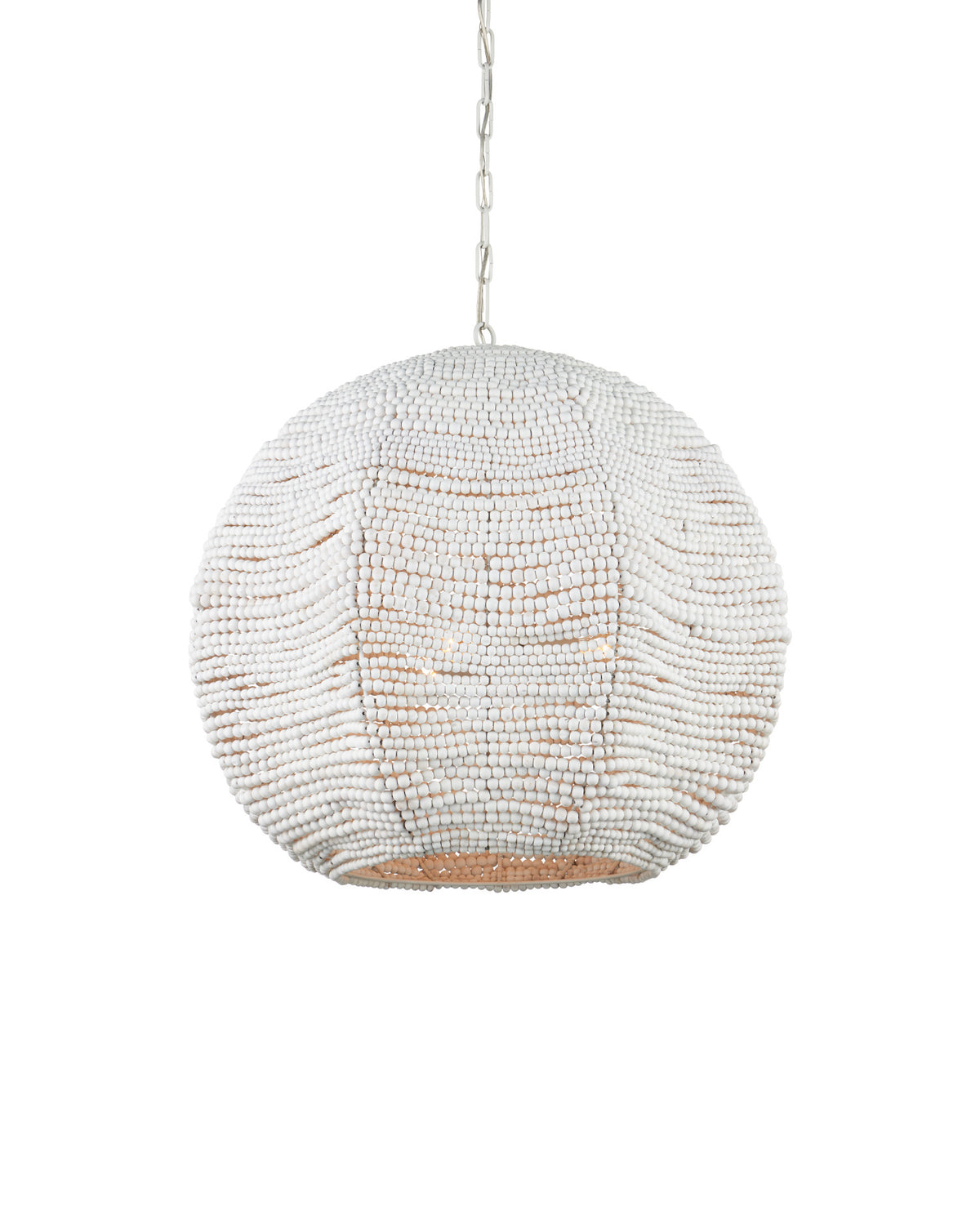 Octavia Large White Pendant