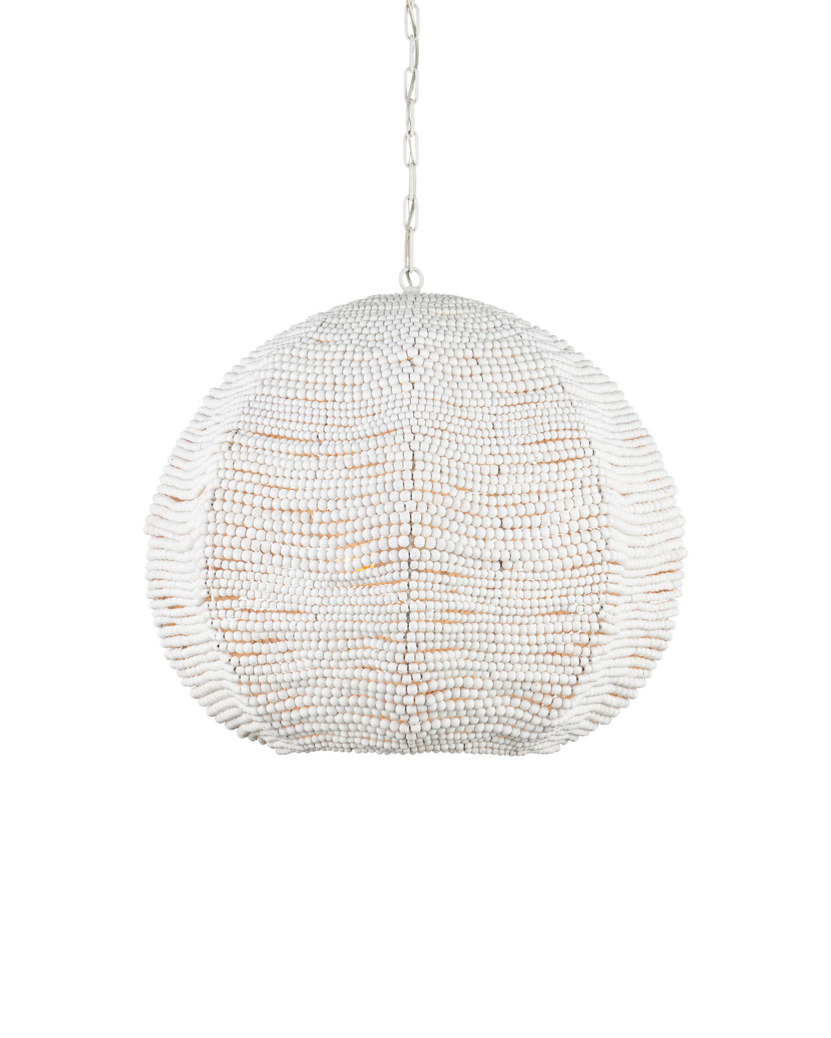 Octavia Large White Pendant