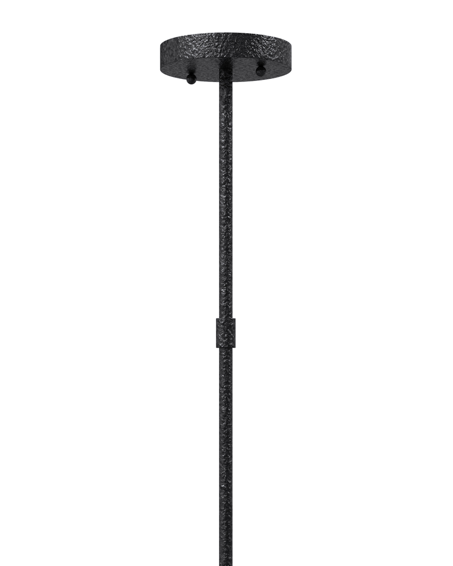 Denison Medium Black Outdoor Lantern