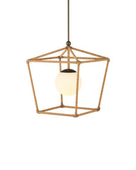 Denison Medium Natural Outdoor Lantern