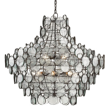 Galahad Large Recycled Glass Chandelier